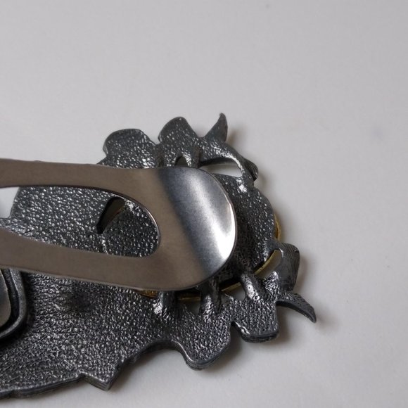 Camco Saint Christopher Protect Us Metal Auto Visor Clip - Picture 9 of 14